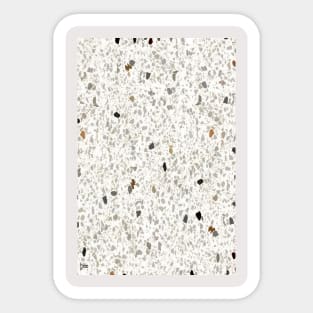 White Terrazzo Sticker